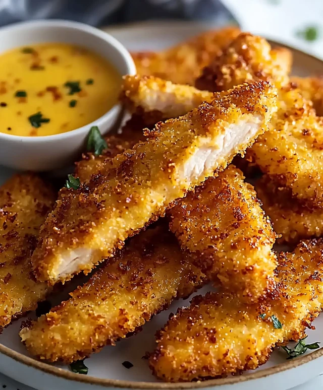 Tenders de poulet panés