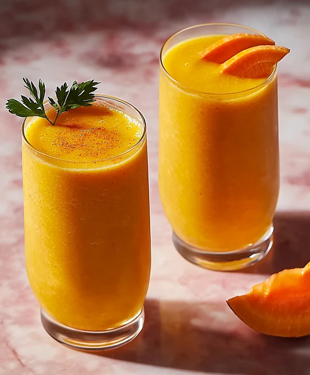 Smoothie carottes santé