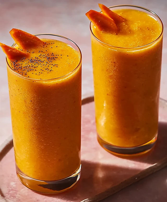 Smoothie carottes santé