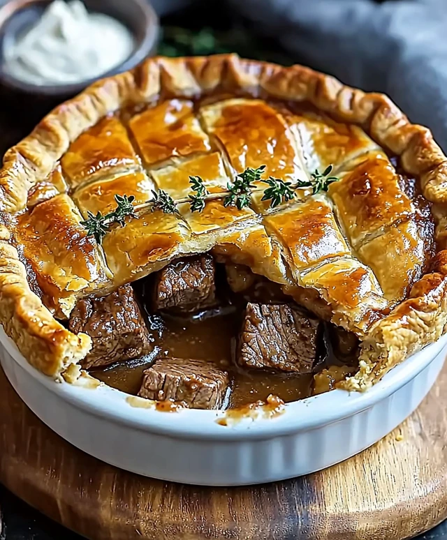Tarte au steak