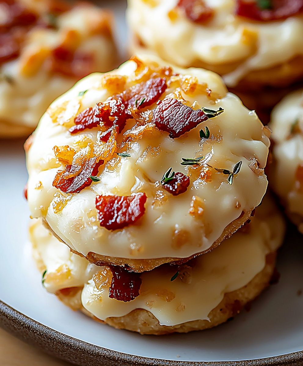 Cookies salés lardons reblochon
