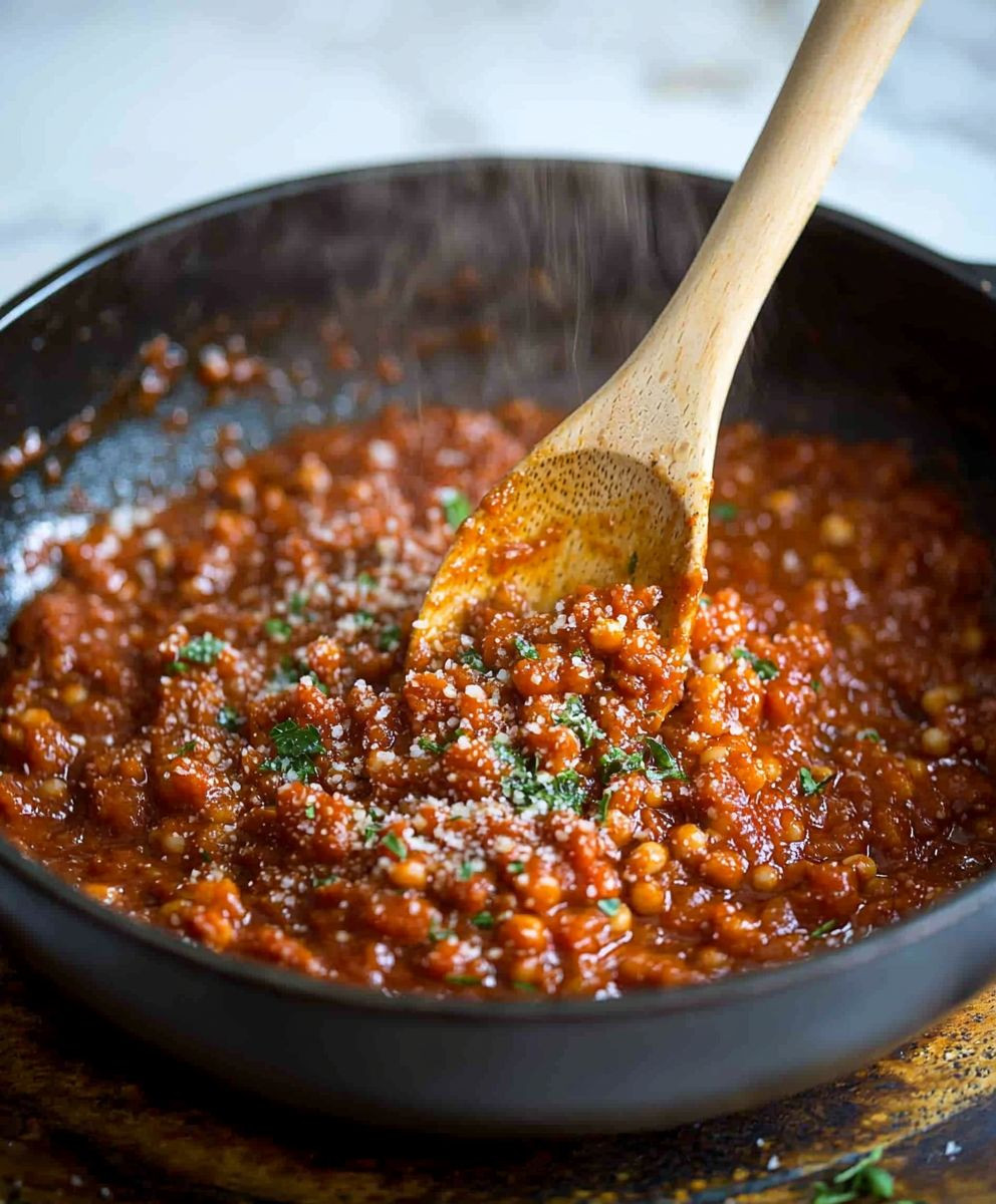 sauce spaghetti délicieuse