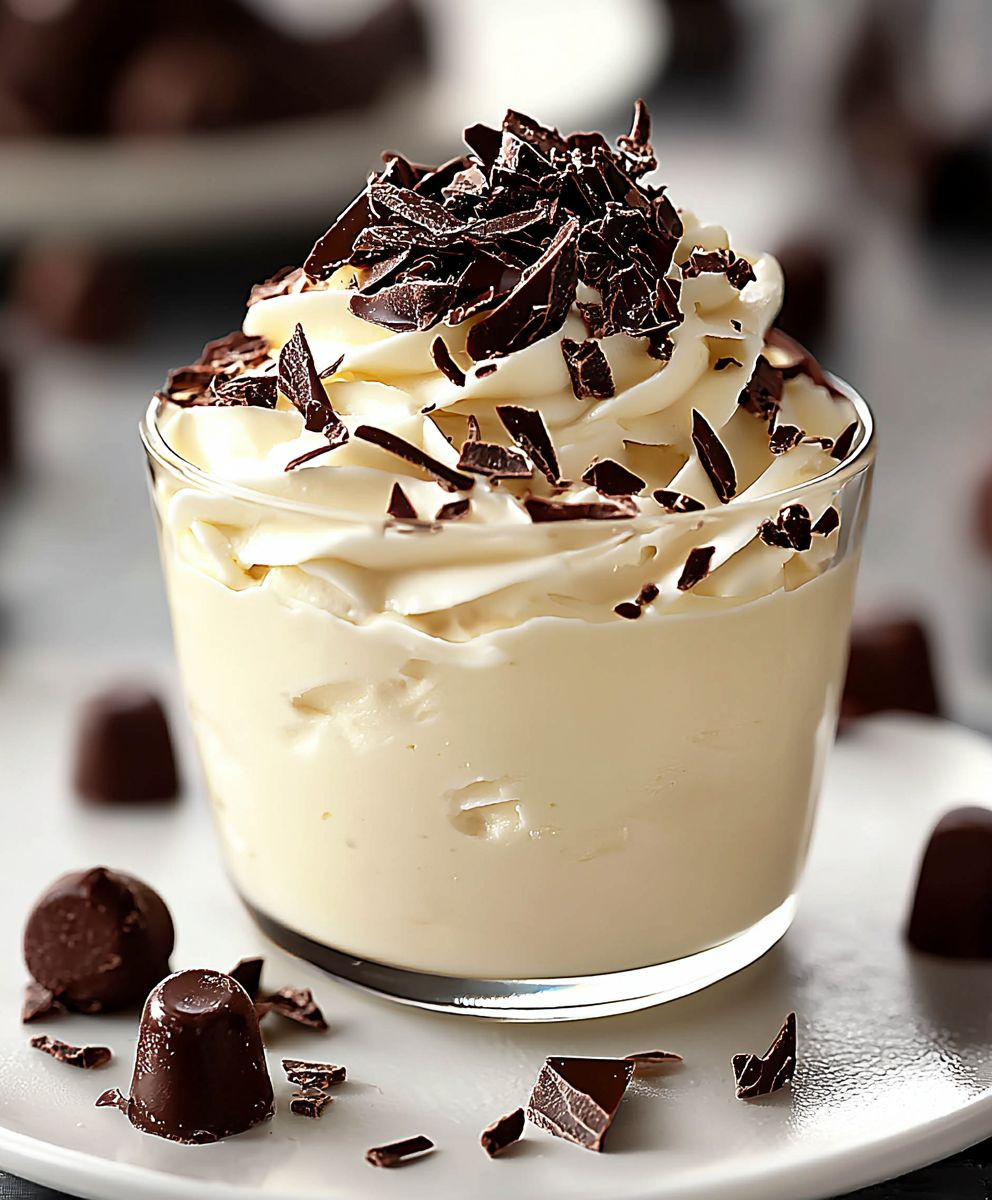 Mousse Chocolat Blanc Mascarpone