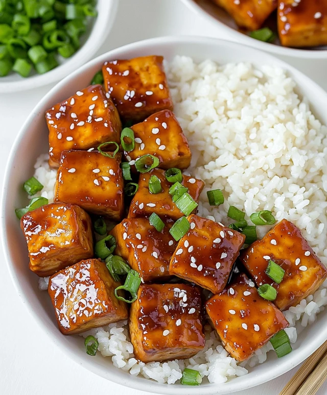 Tofu à l'orange
