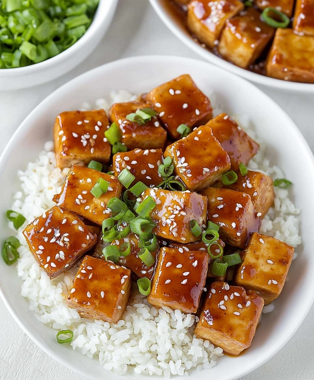 Tofu à l'orange