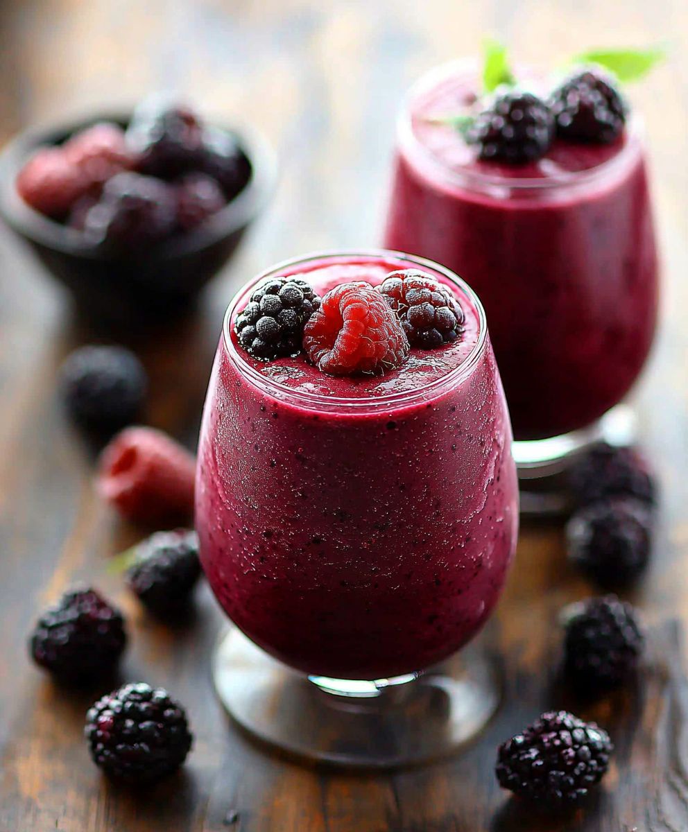 Smoothie baies betterave facile