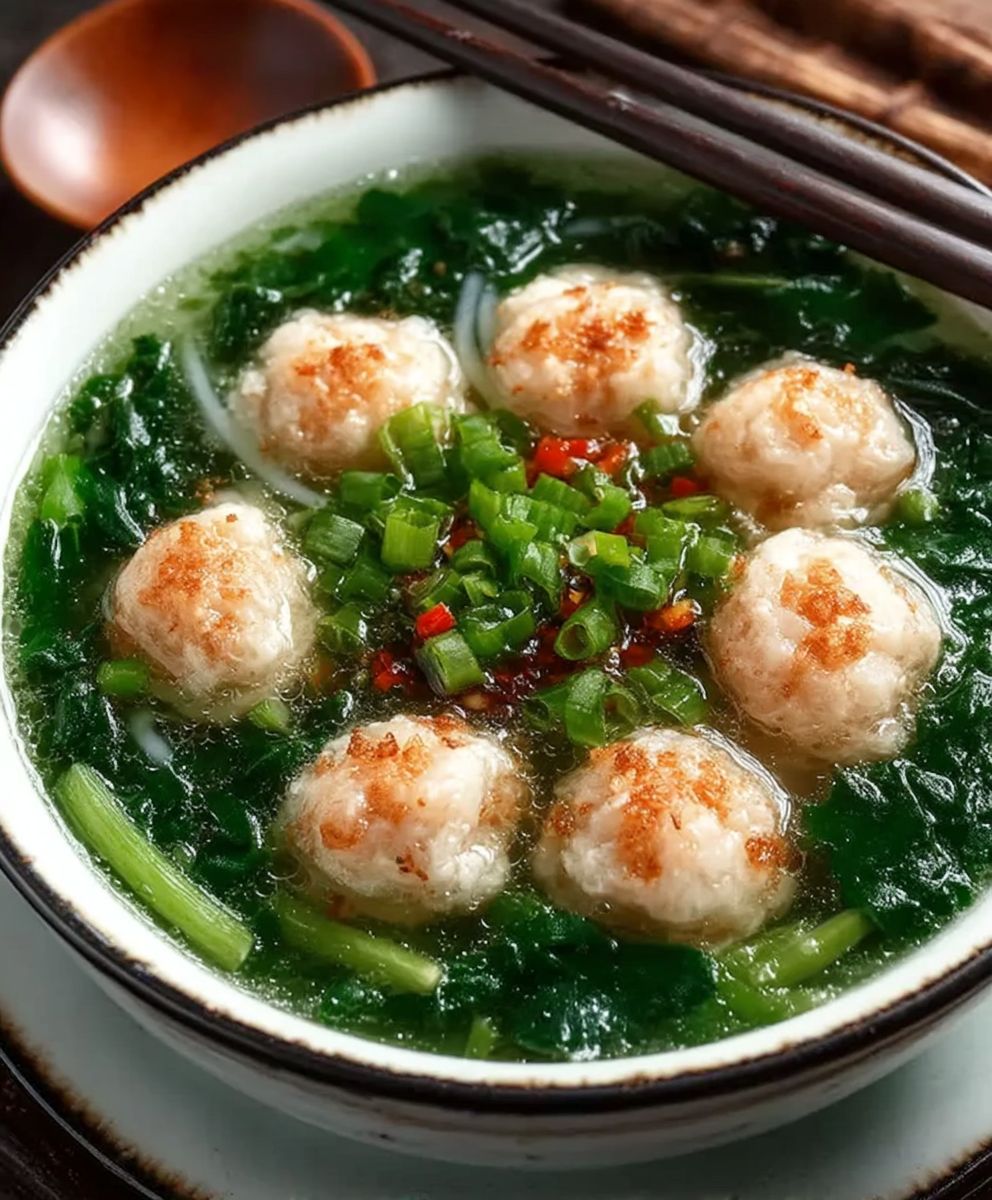 Soupe vietnamienne moutarde verte crevettes