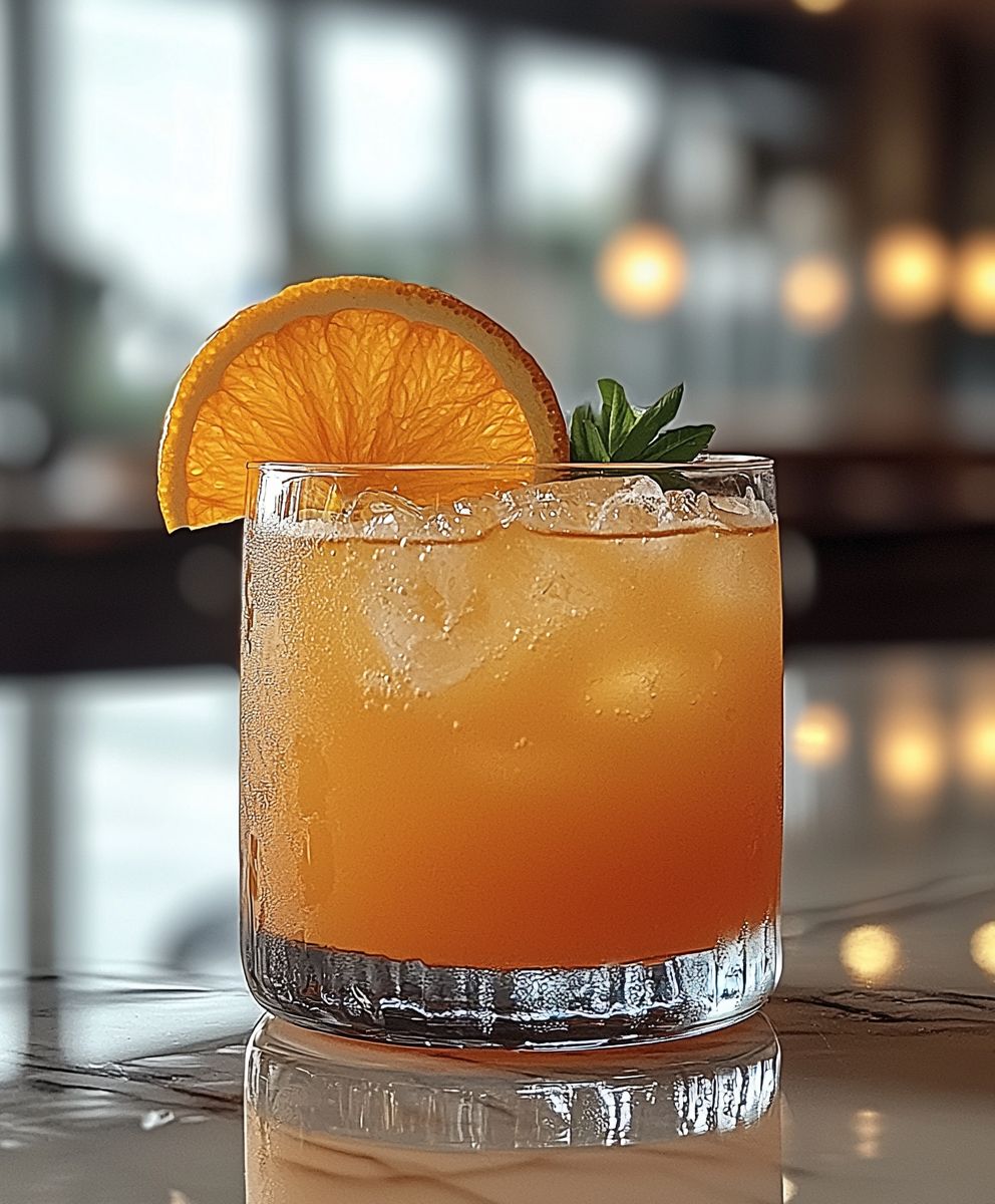 Cocktail Tonnerre à l'Orange