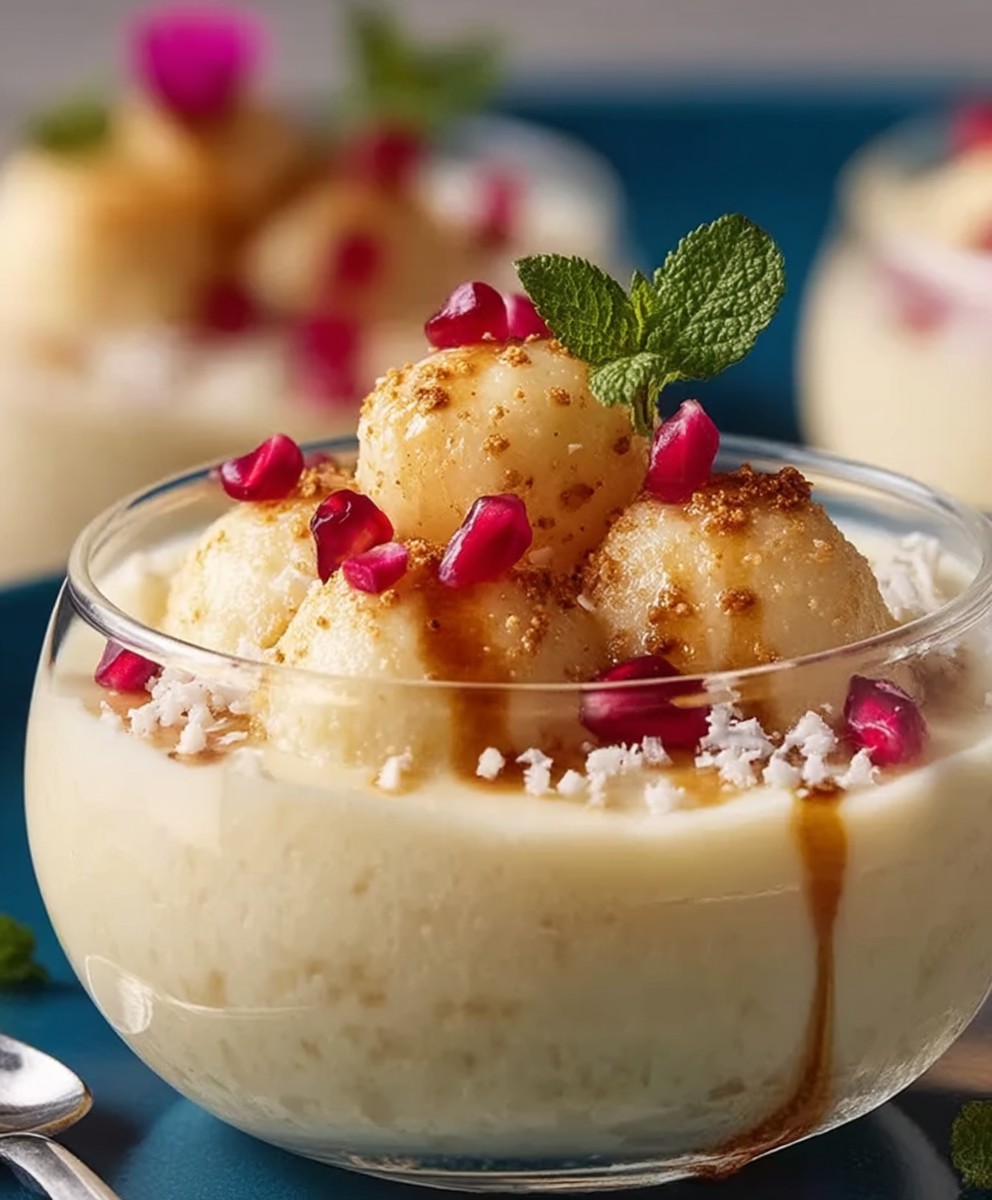 Rasgoula à la crème