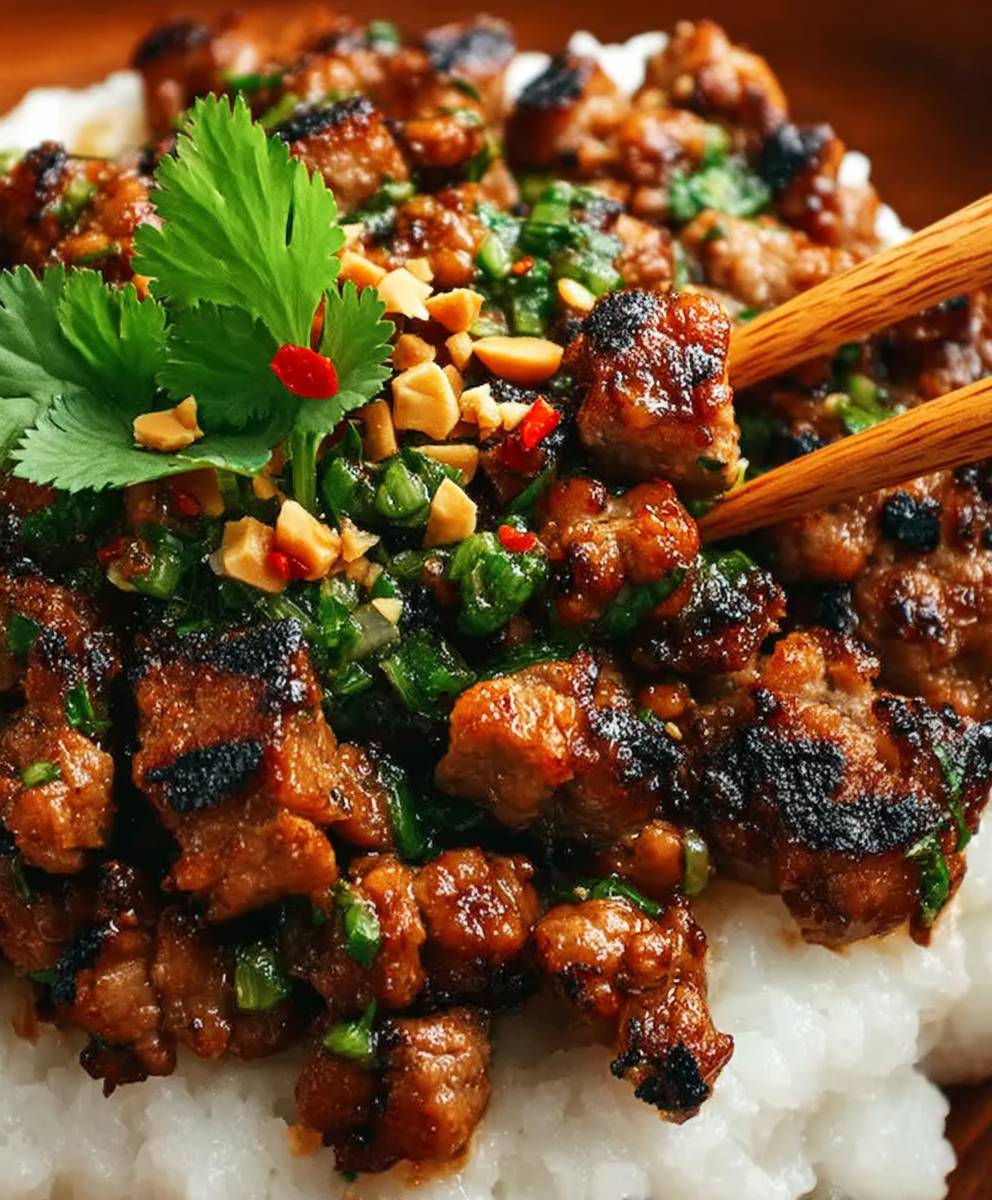 Porc gingembre citron vert riz coco