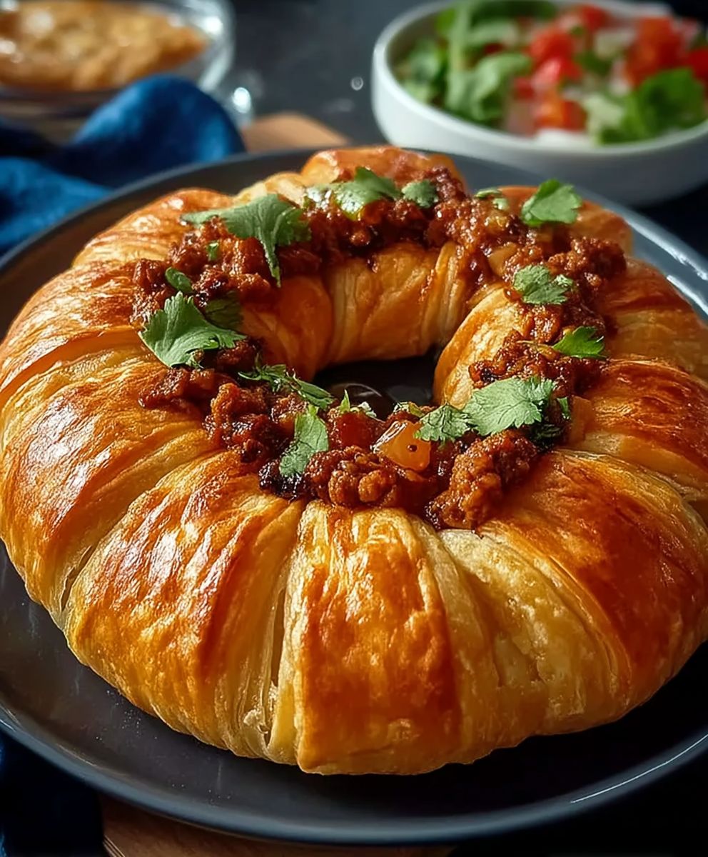 Croissant taco anneau