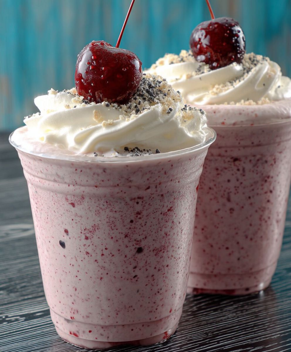 Clafoutis cerises fond noir