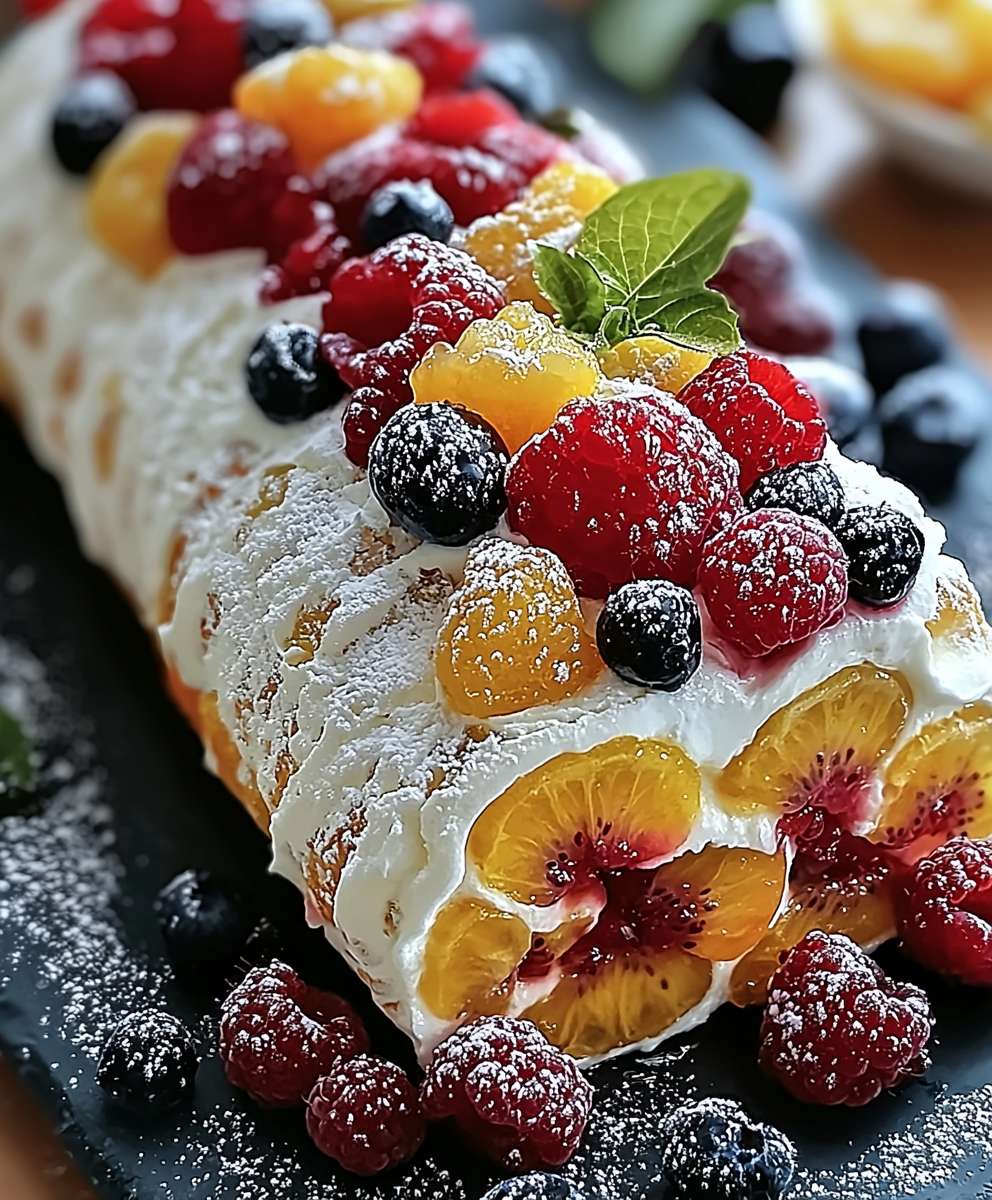 Buche yaourt fruits frais