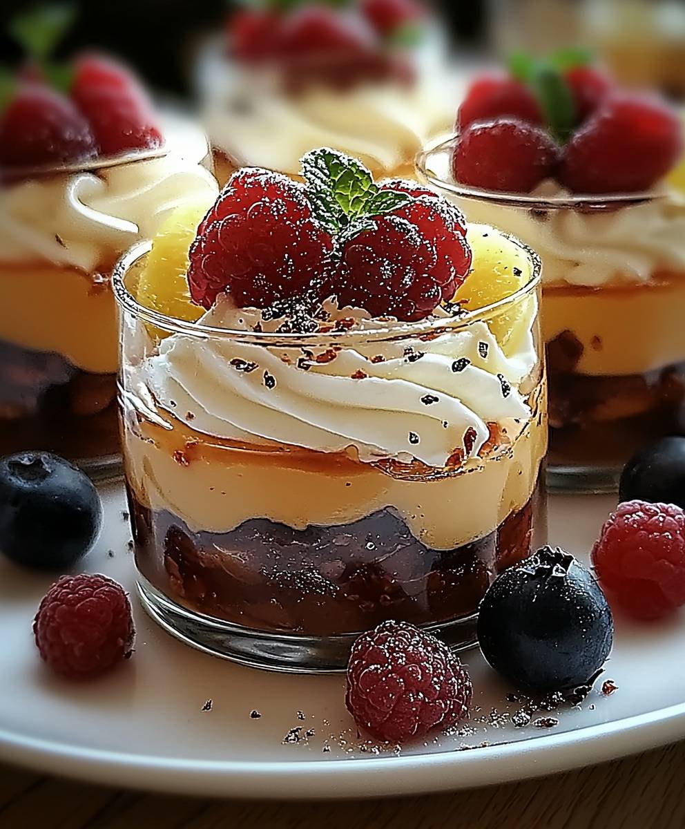 Verrines façon Bounty