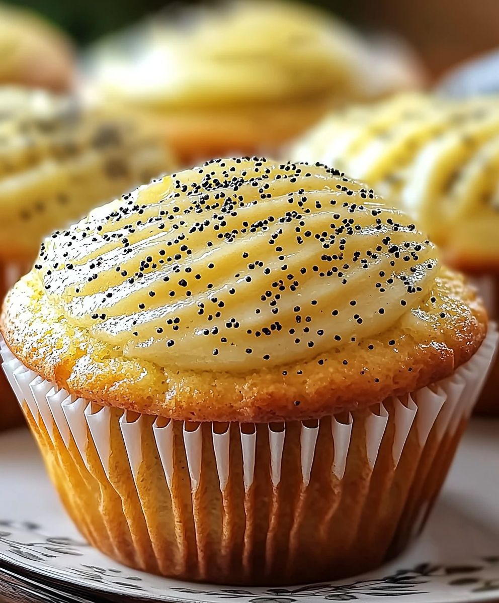 Muffins citron et graines pavot