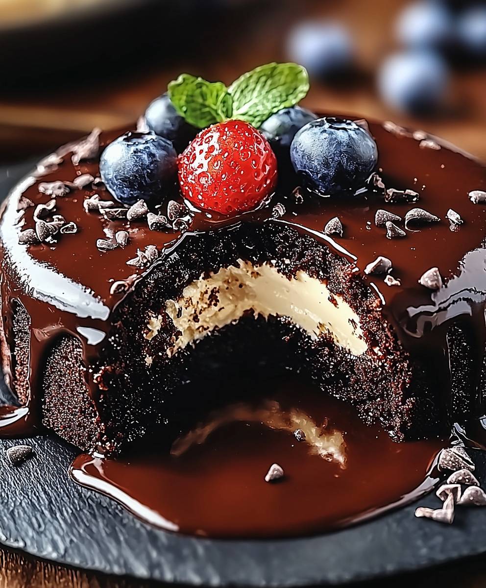 Fondant chocolat mascarpone délicieux