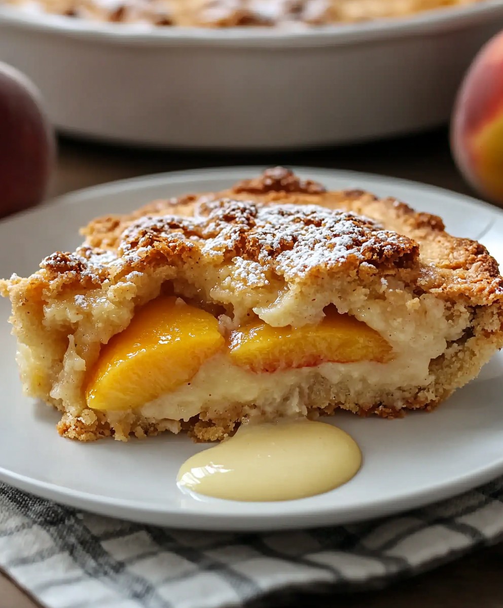 Cobbler aux pêches facile