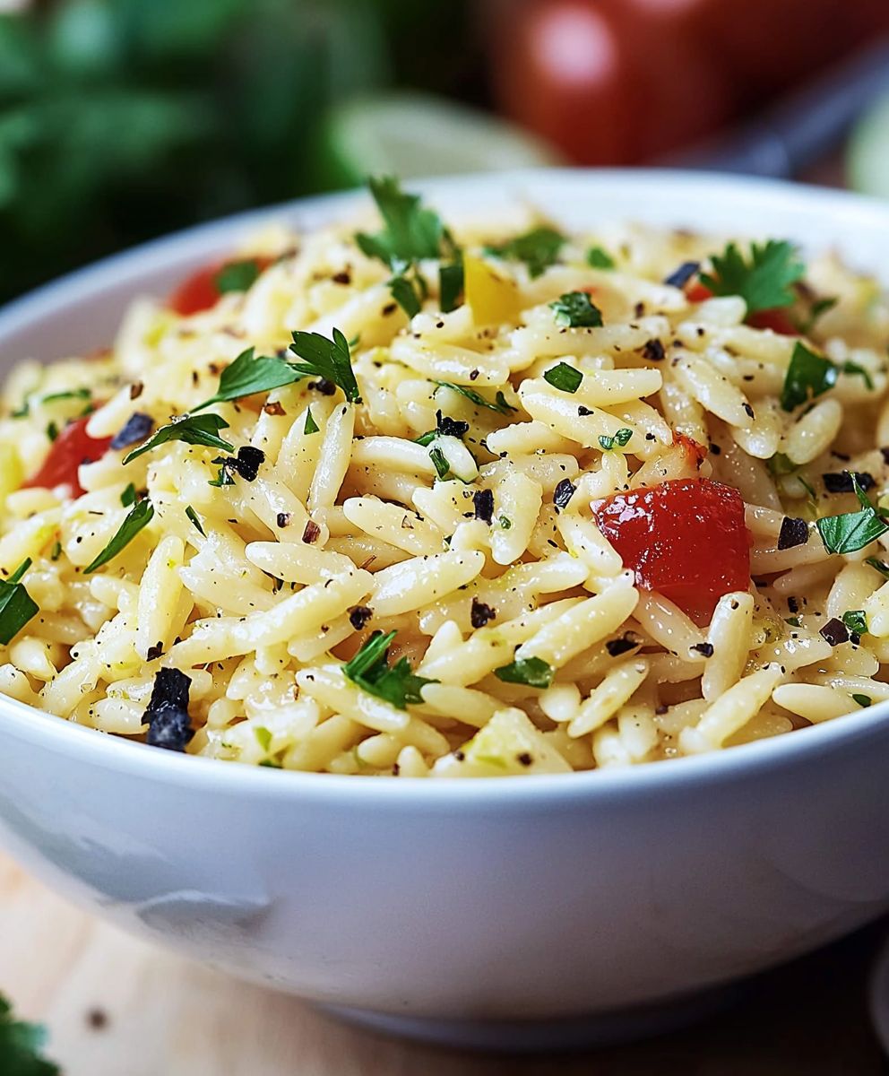 Orzo confetti coriandre citron vert