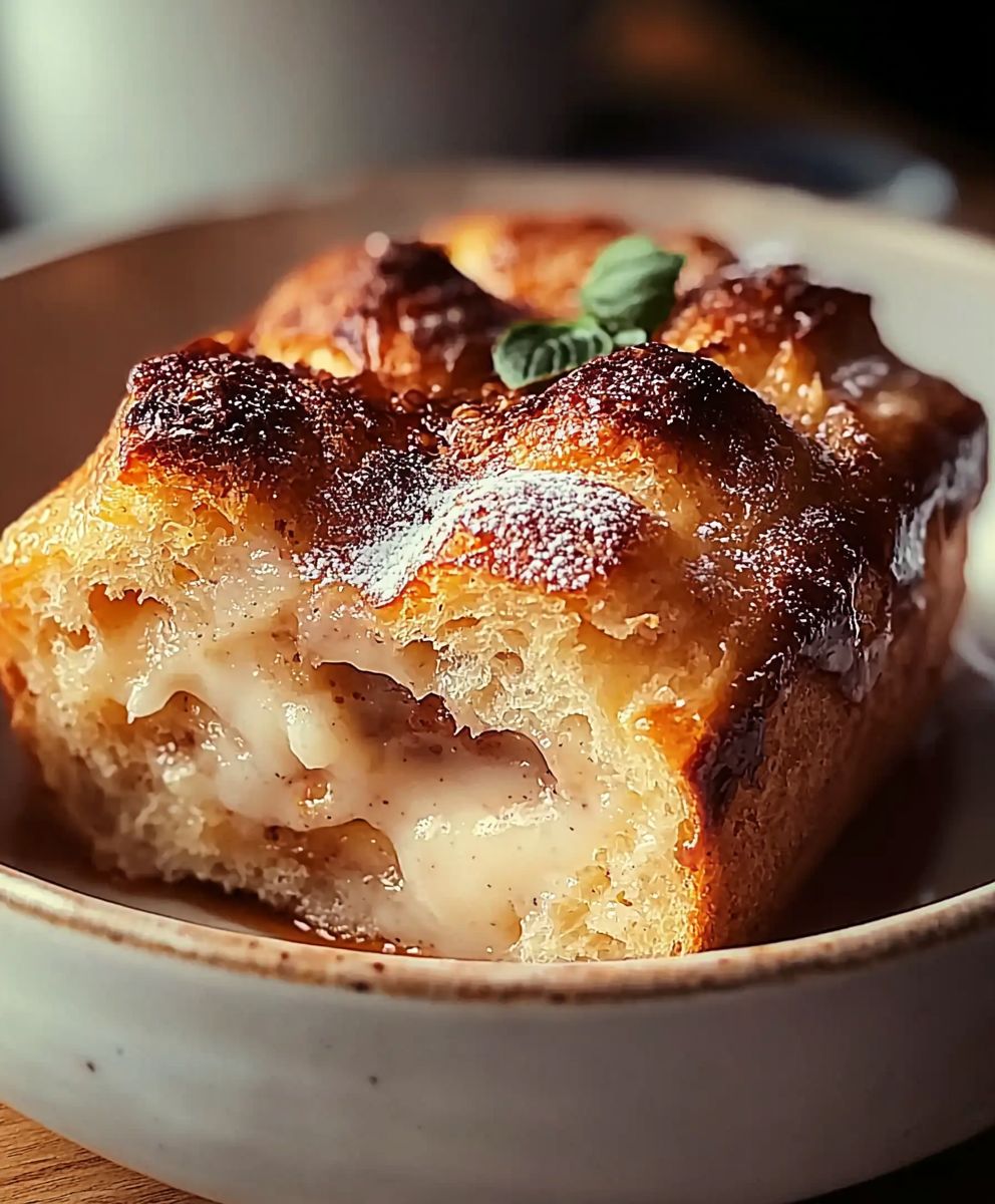 Pouding au pain maison