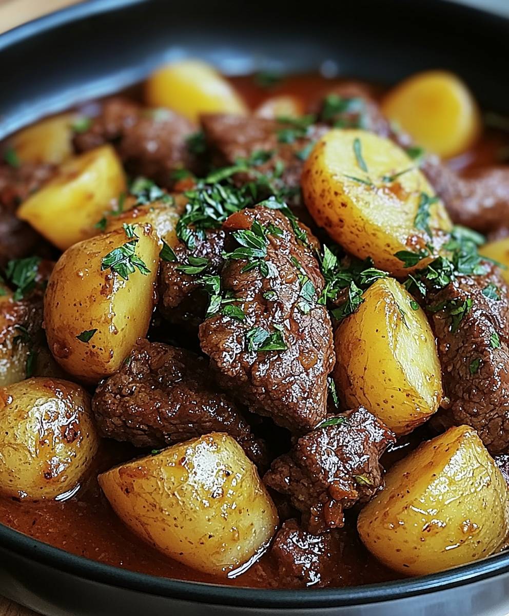 Sauté de boeuf pommes de terre