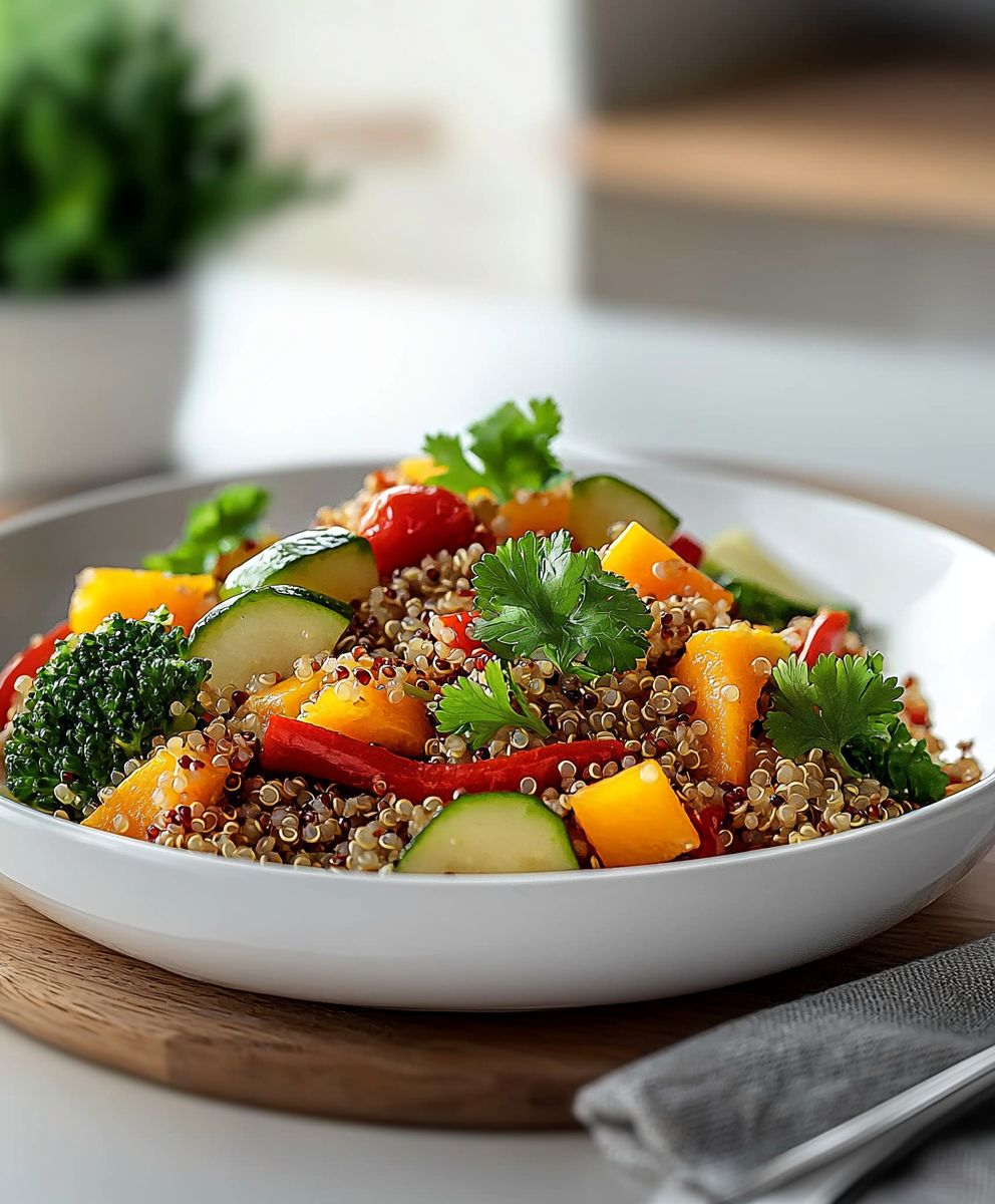Quinoa légumes air fryer Ninja