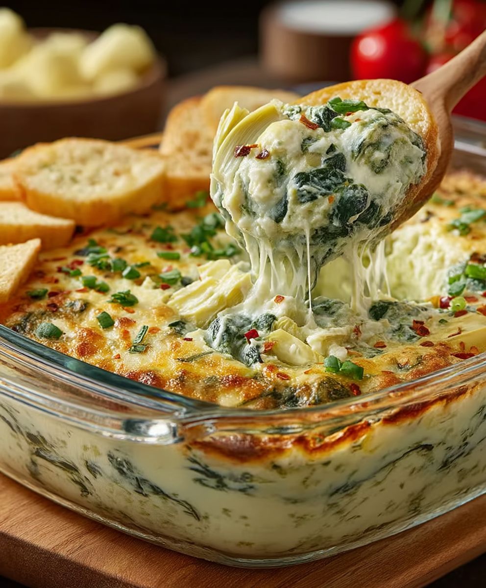 Dip épinards artichauts