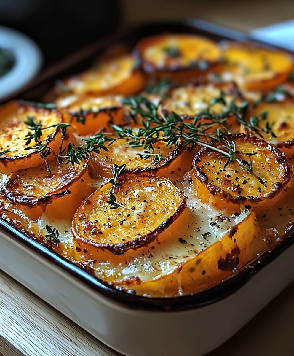Gratin patates douces chorizo chèvre