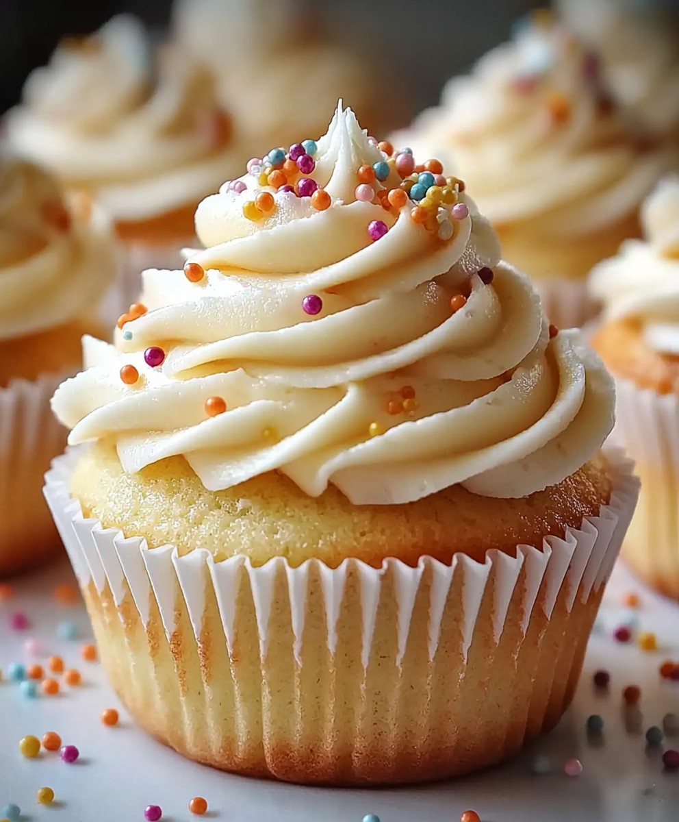 Cupcakes classiques vanille