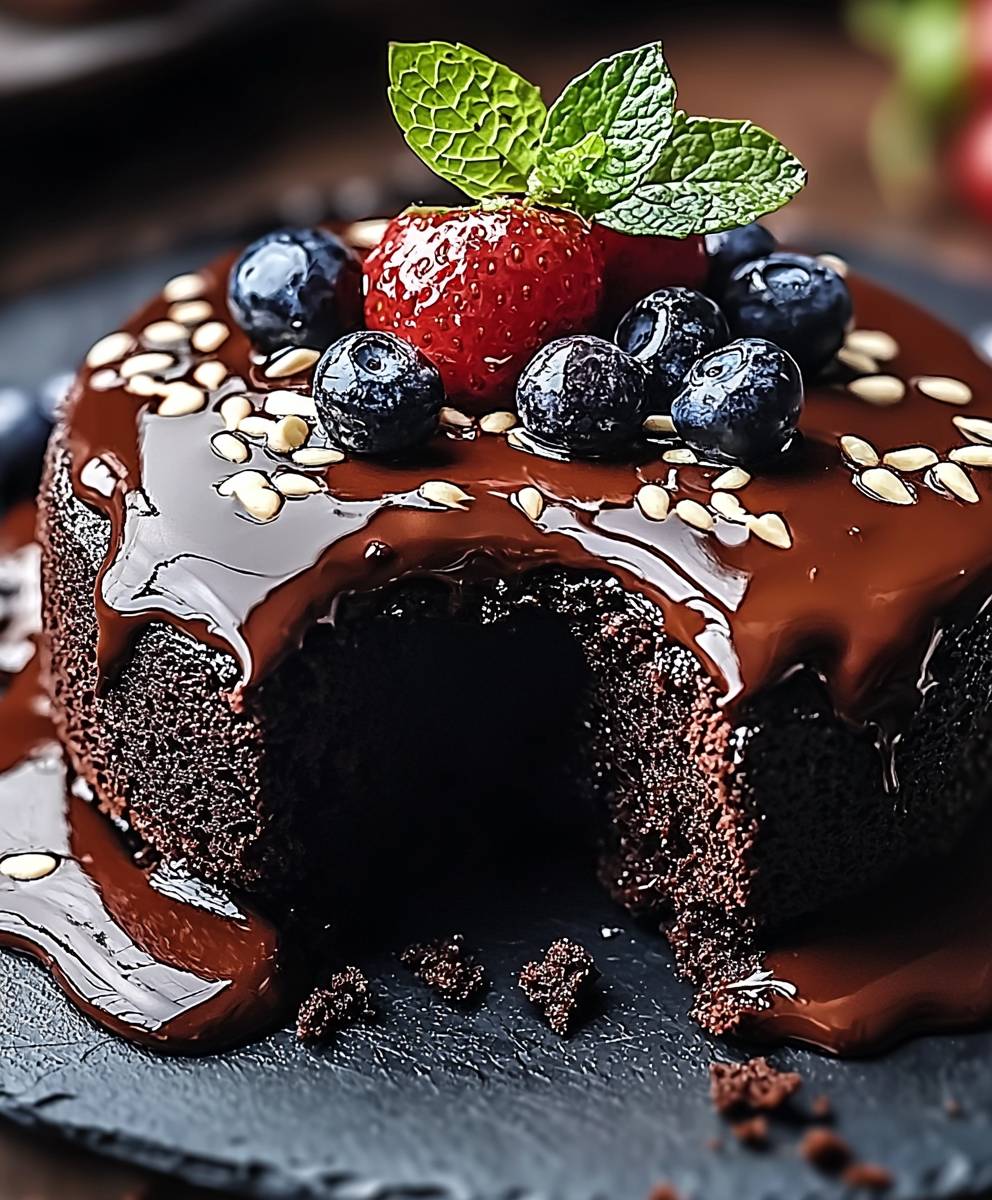 Fondant chocolat mascarpone délicieux