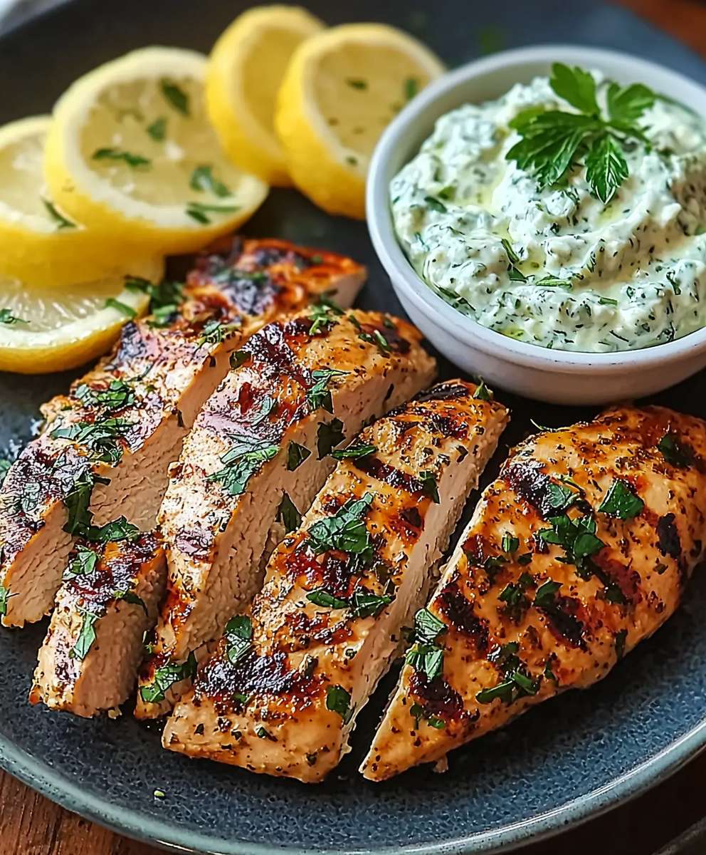 Poulet grec tzatziki