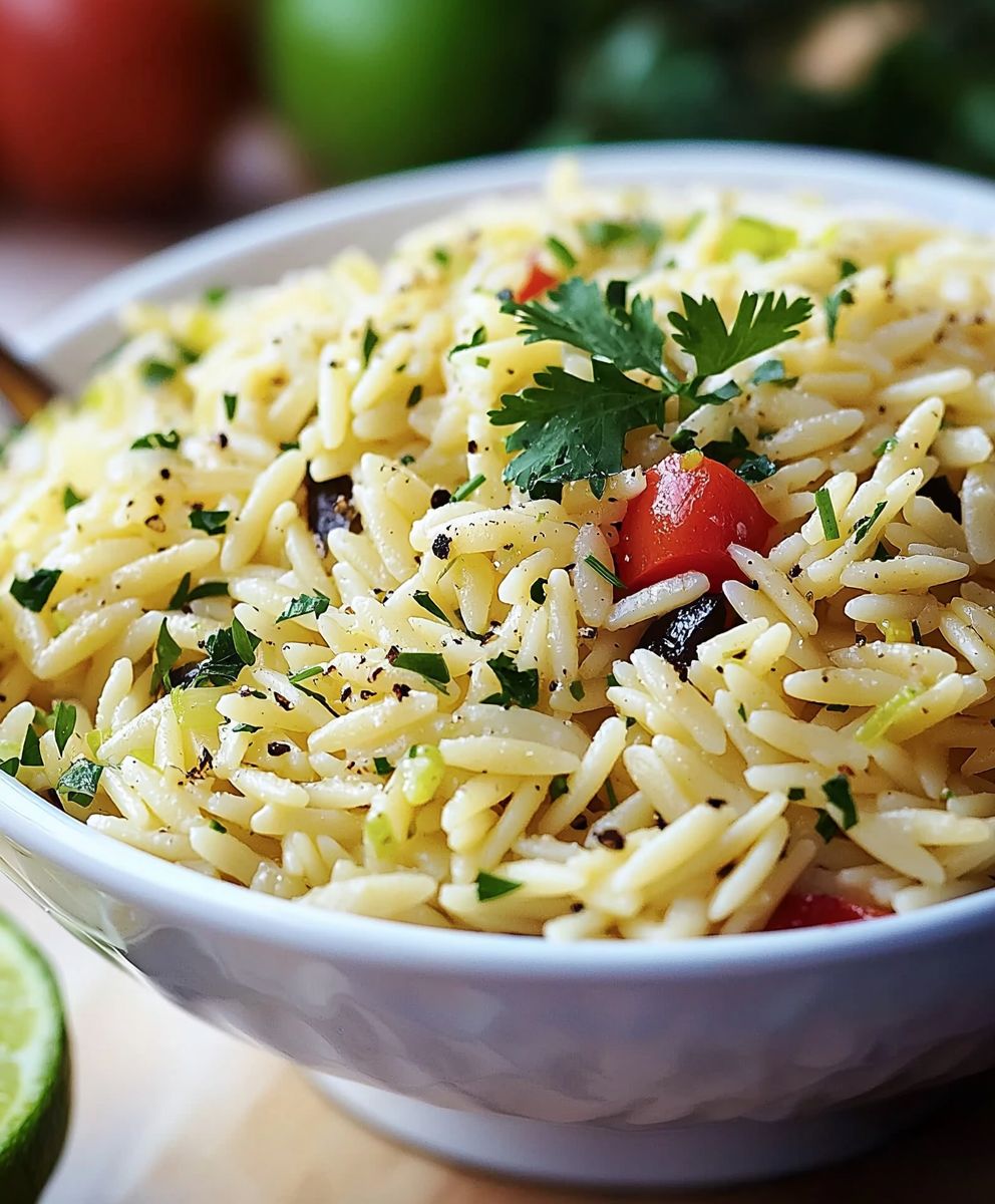 Orzo confetti coriandre citron vert