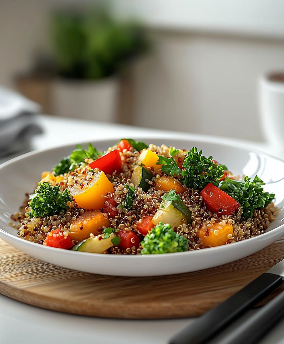 Quinoa légumes air fryer Ninja