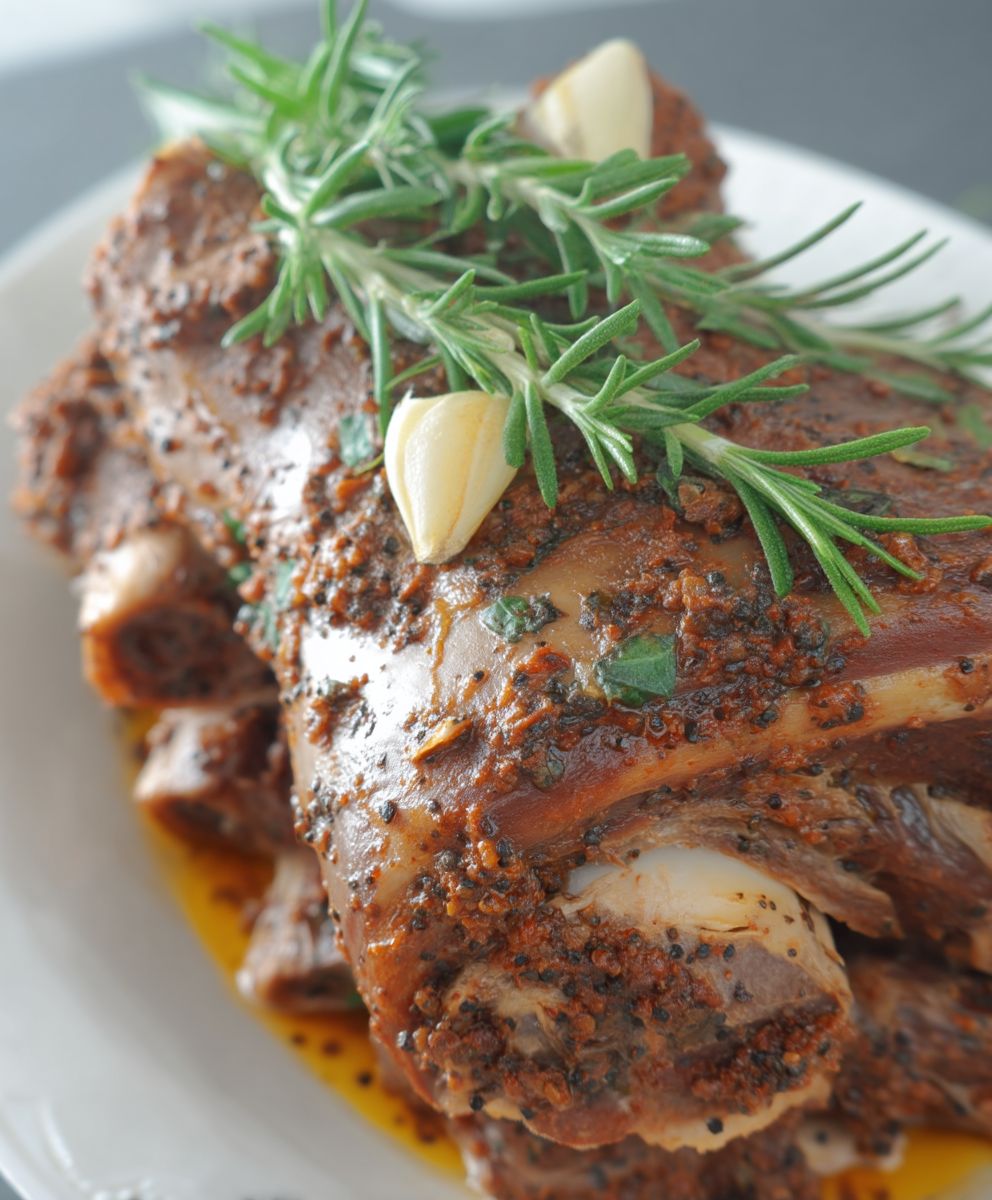 Epaule agneau vapeur cumin