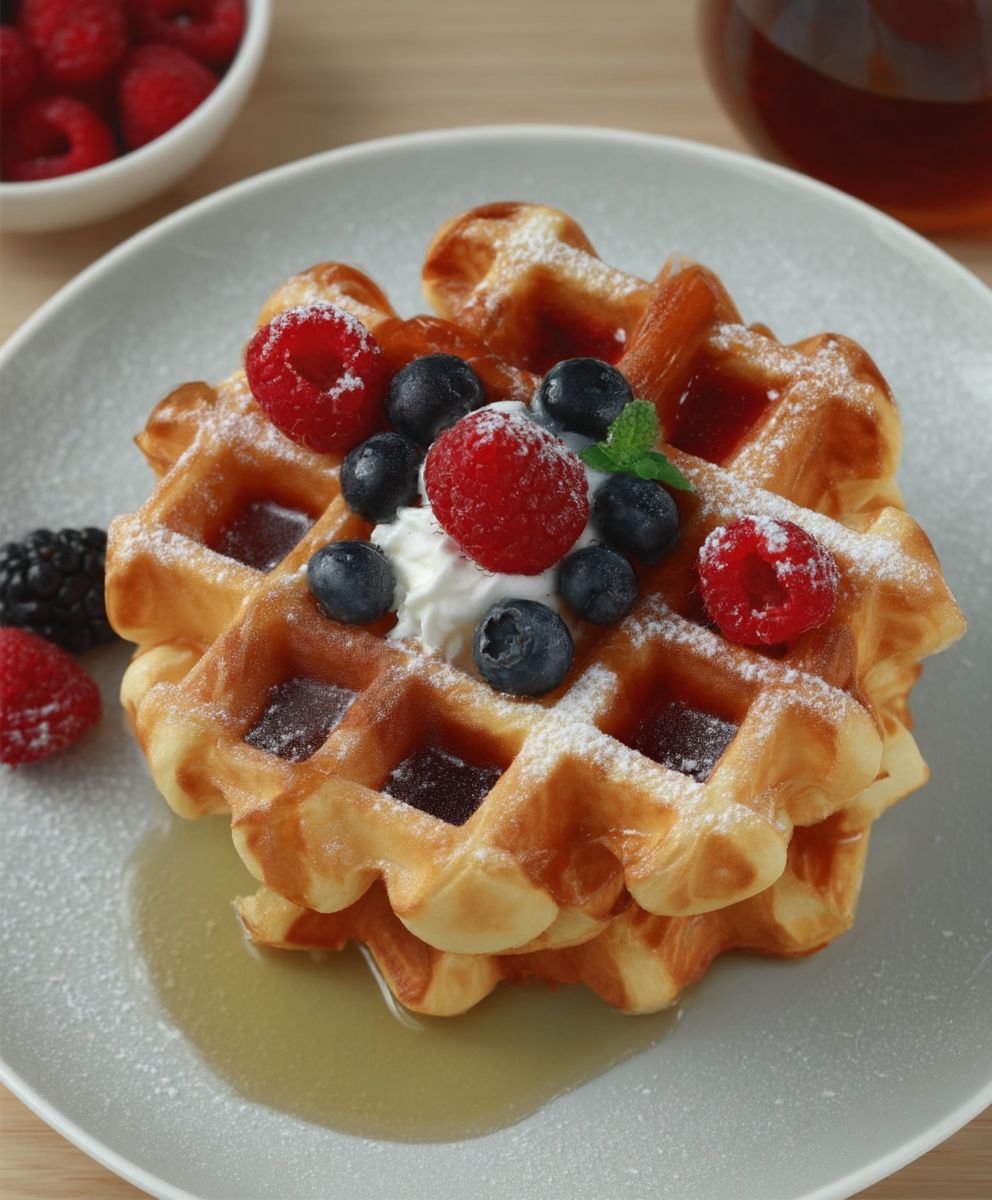 Gaufres maison classiques