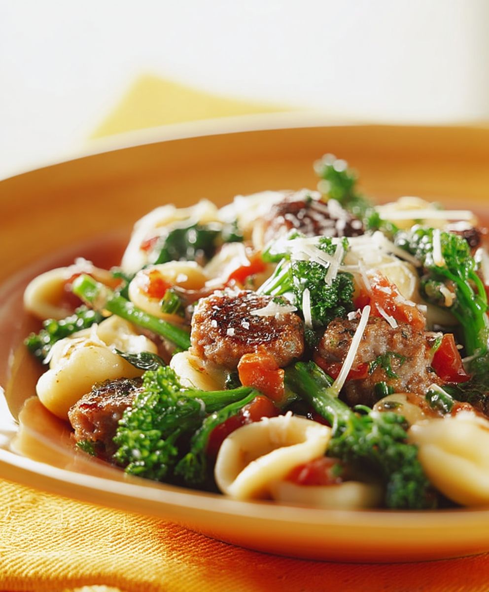 Orecchiettes saucisse et rapinis