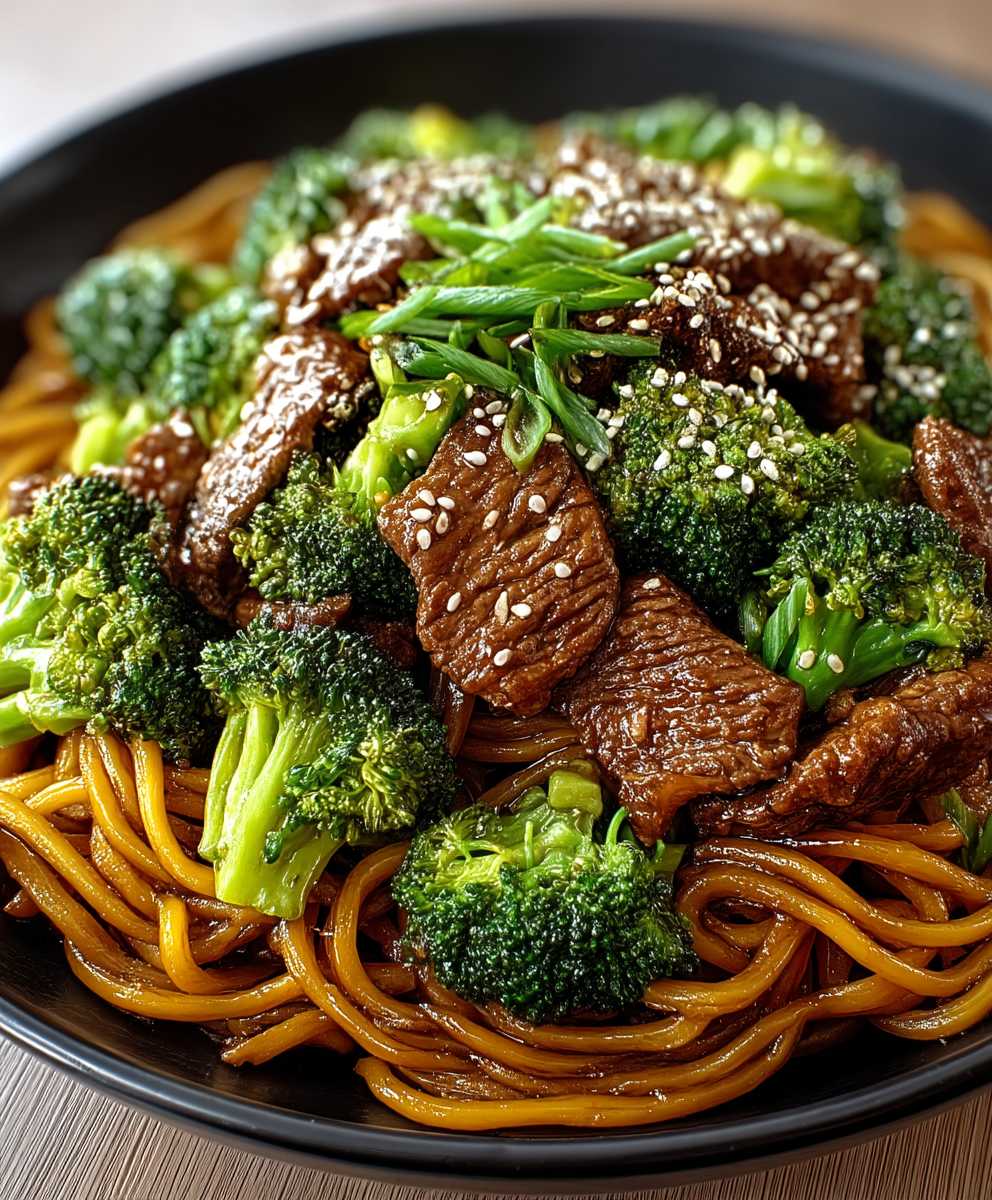 Lo Mein boeuf brocoli