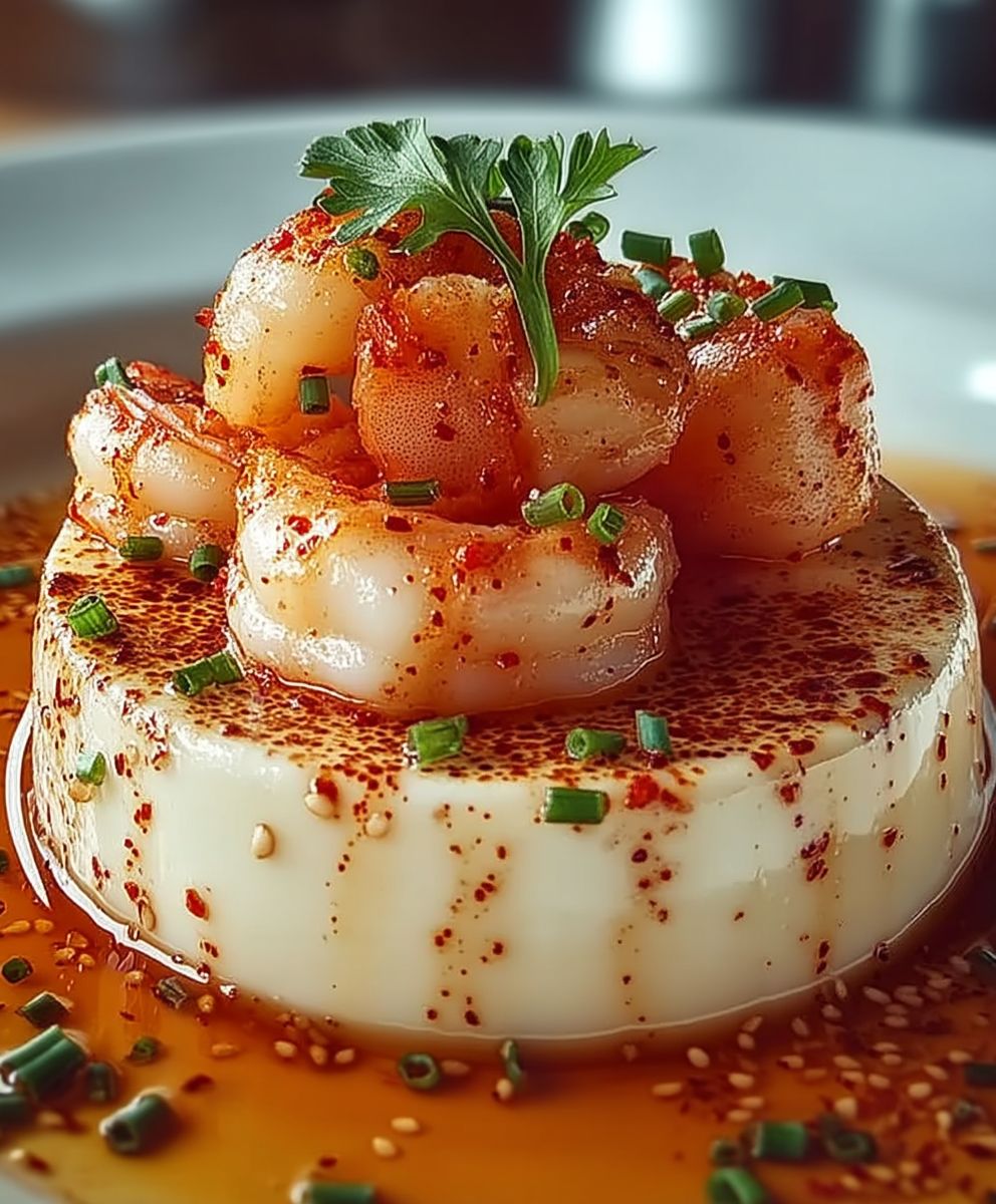 Panna cotta homard et crevettes