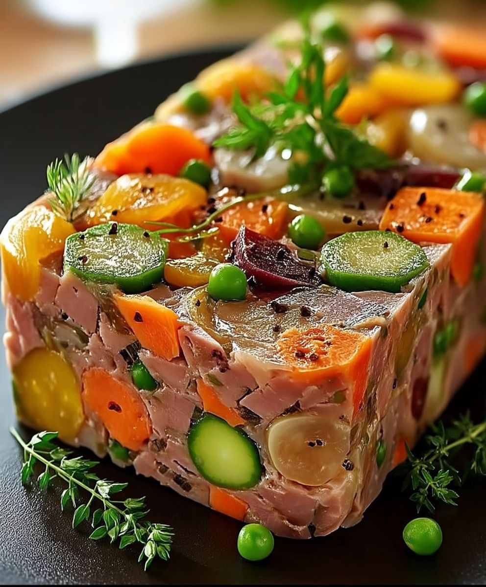 Terrine thon froide légumes