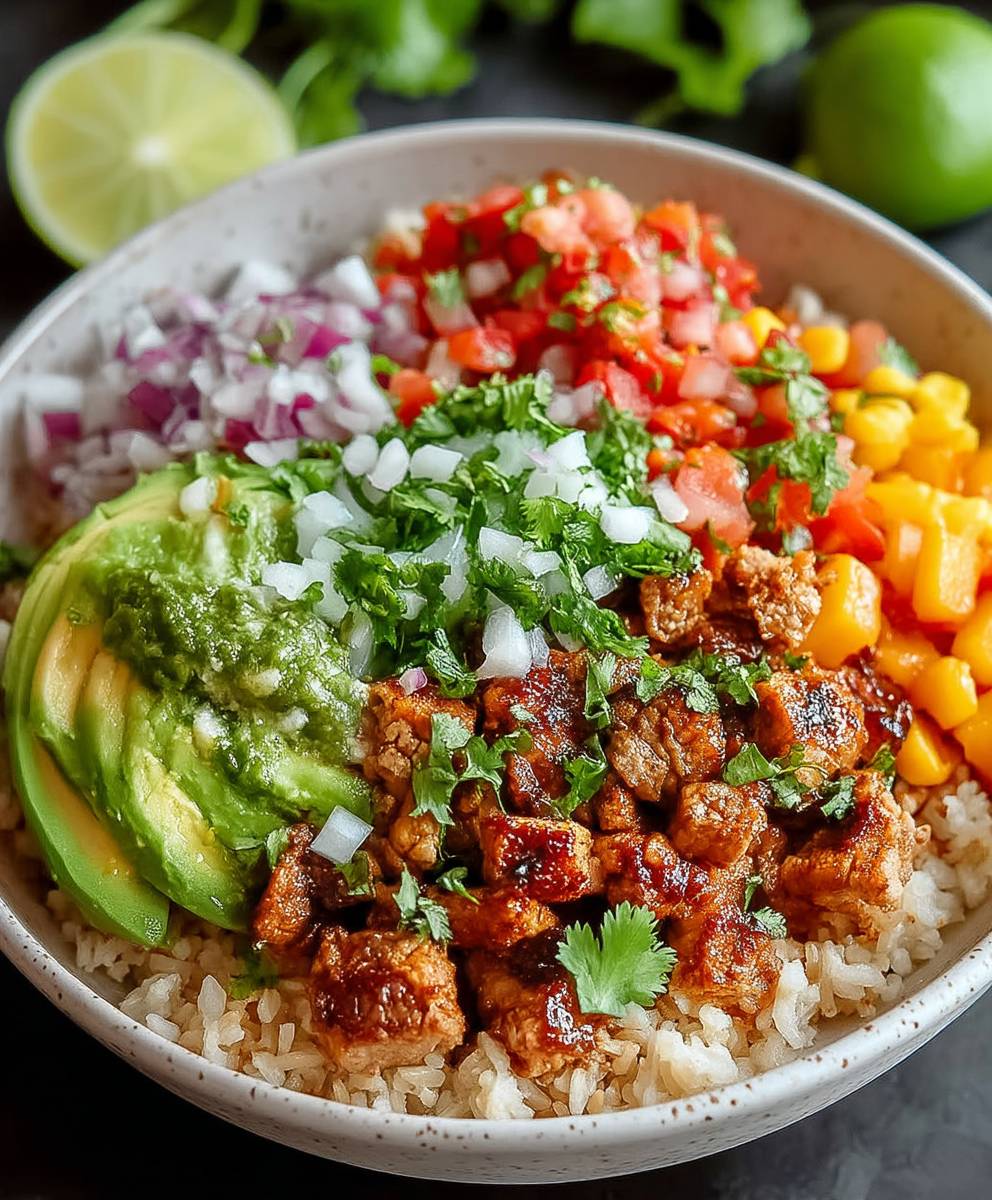 Bol de burrito au chipotle