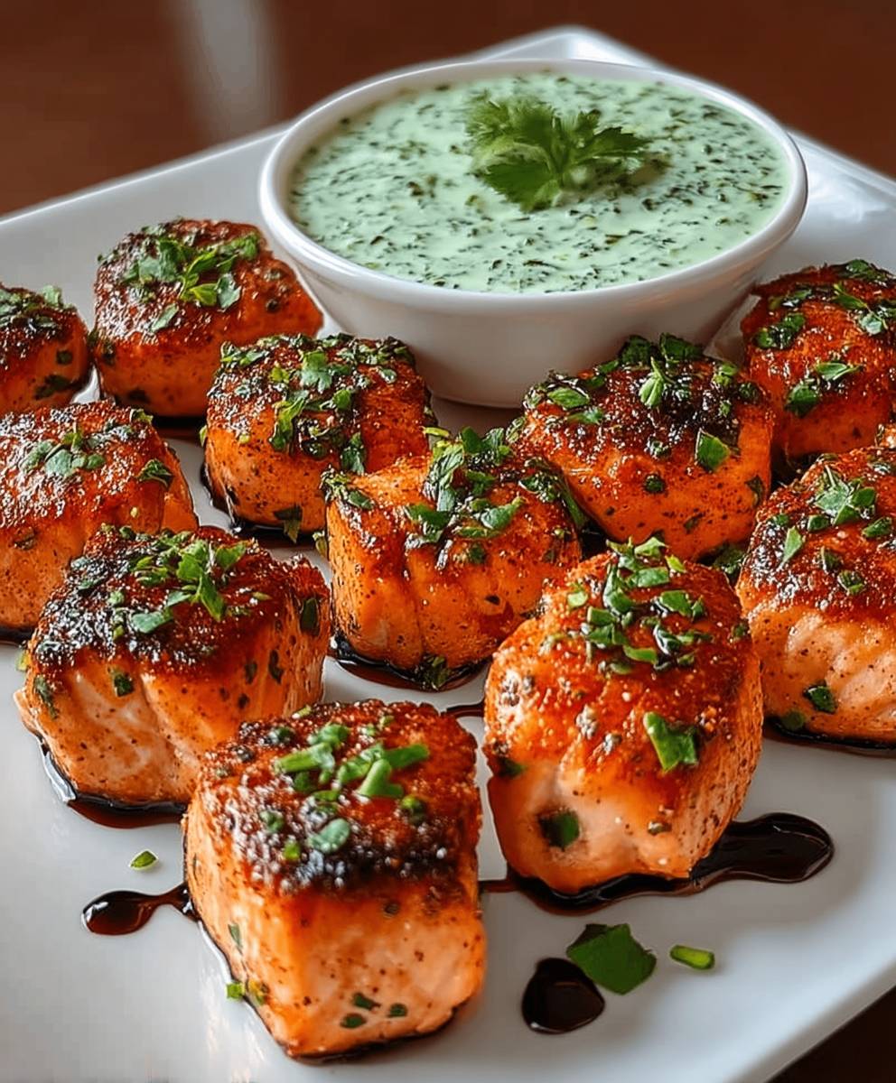 Bouchées saumon croustillantes sauce