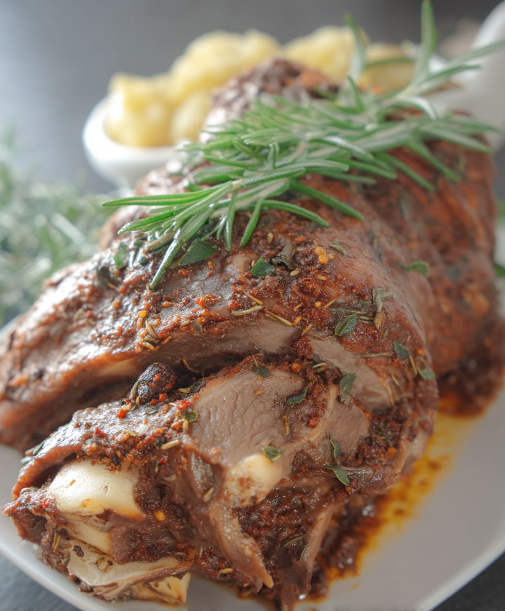 Epaule agneau vapeur cumin