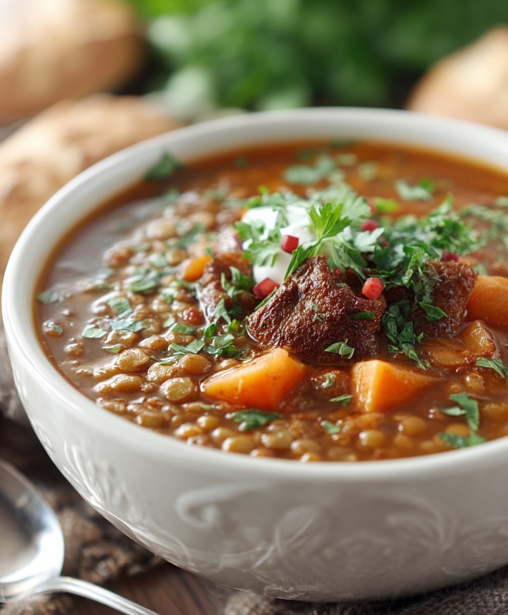 Soupe lentilles algérienne