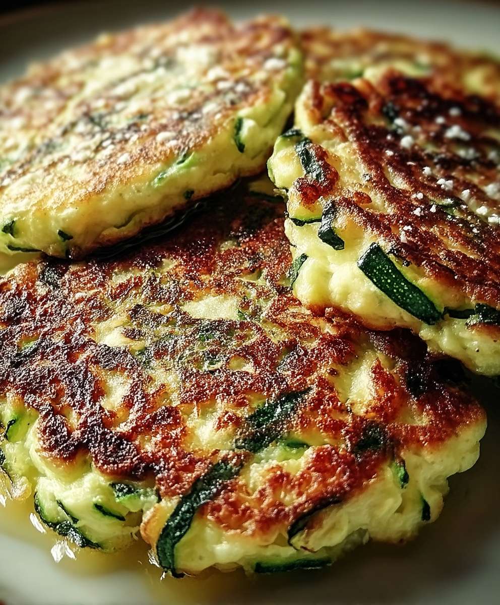 Galettes courgettes ricotta four