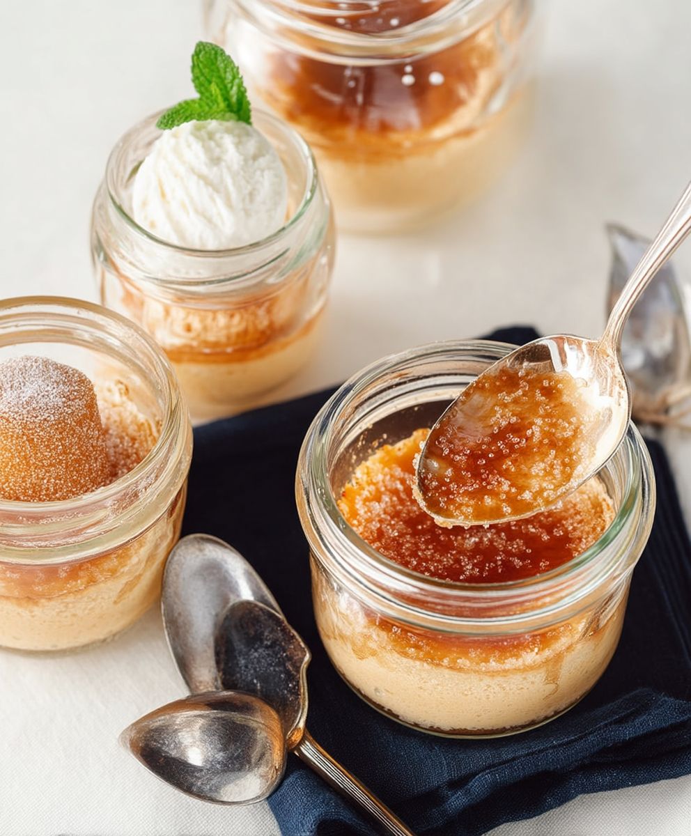 Tarte au sucre en pot