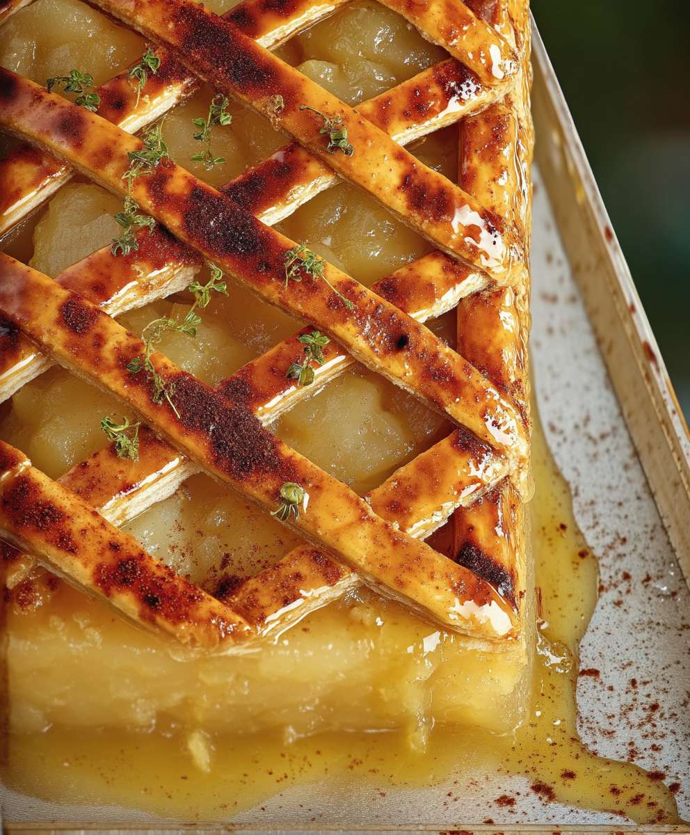 Garniture aux pommes trottoir