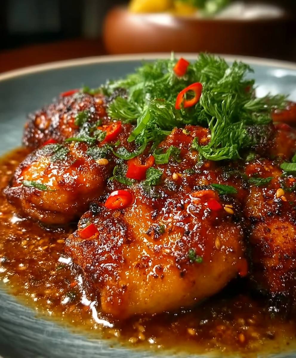 Poulet au piment doux