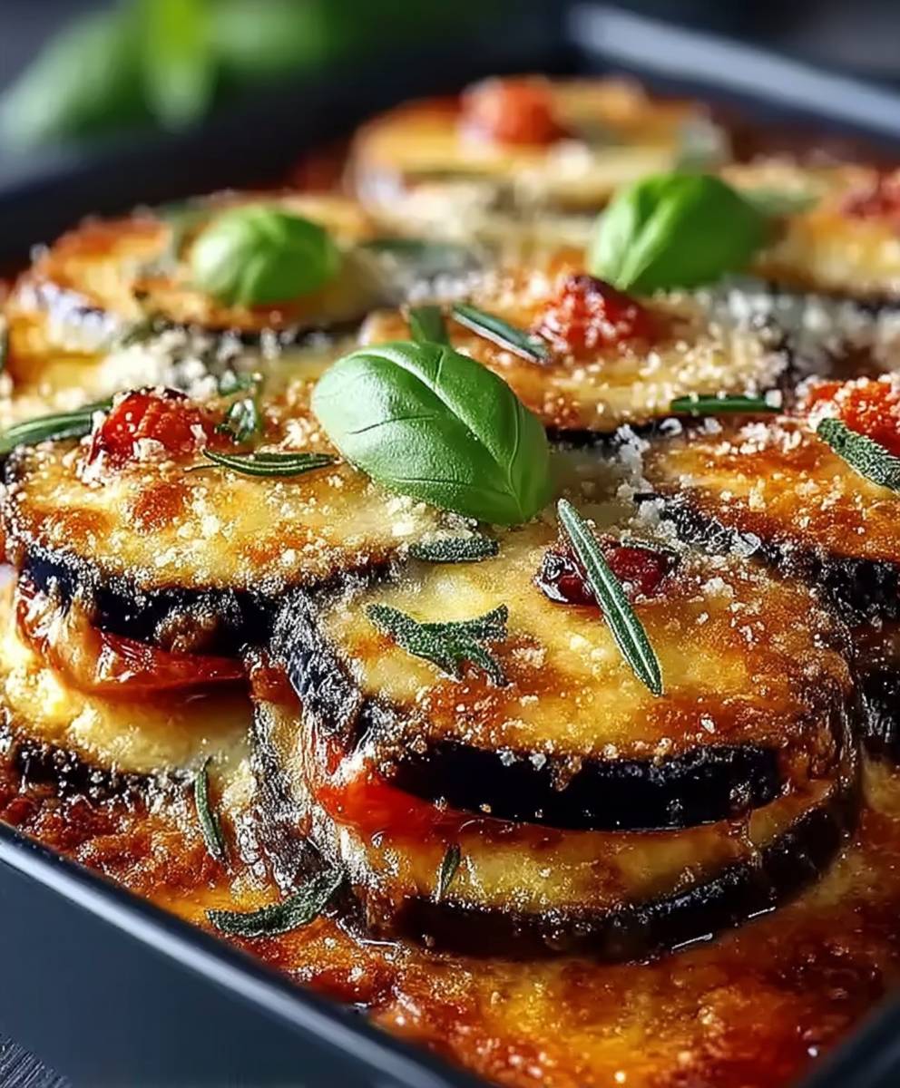 Parmigiana aubergines facile