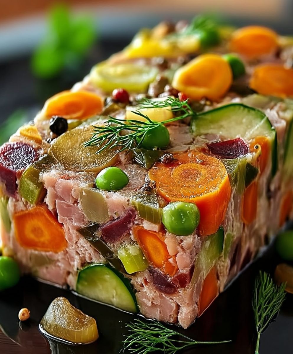 Terrine thon froide légumes