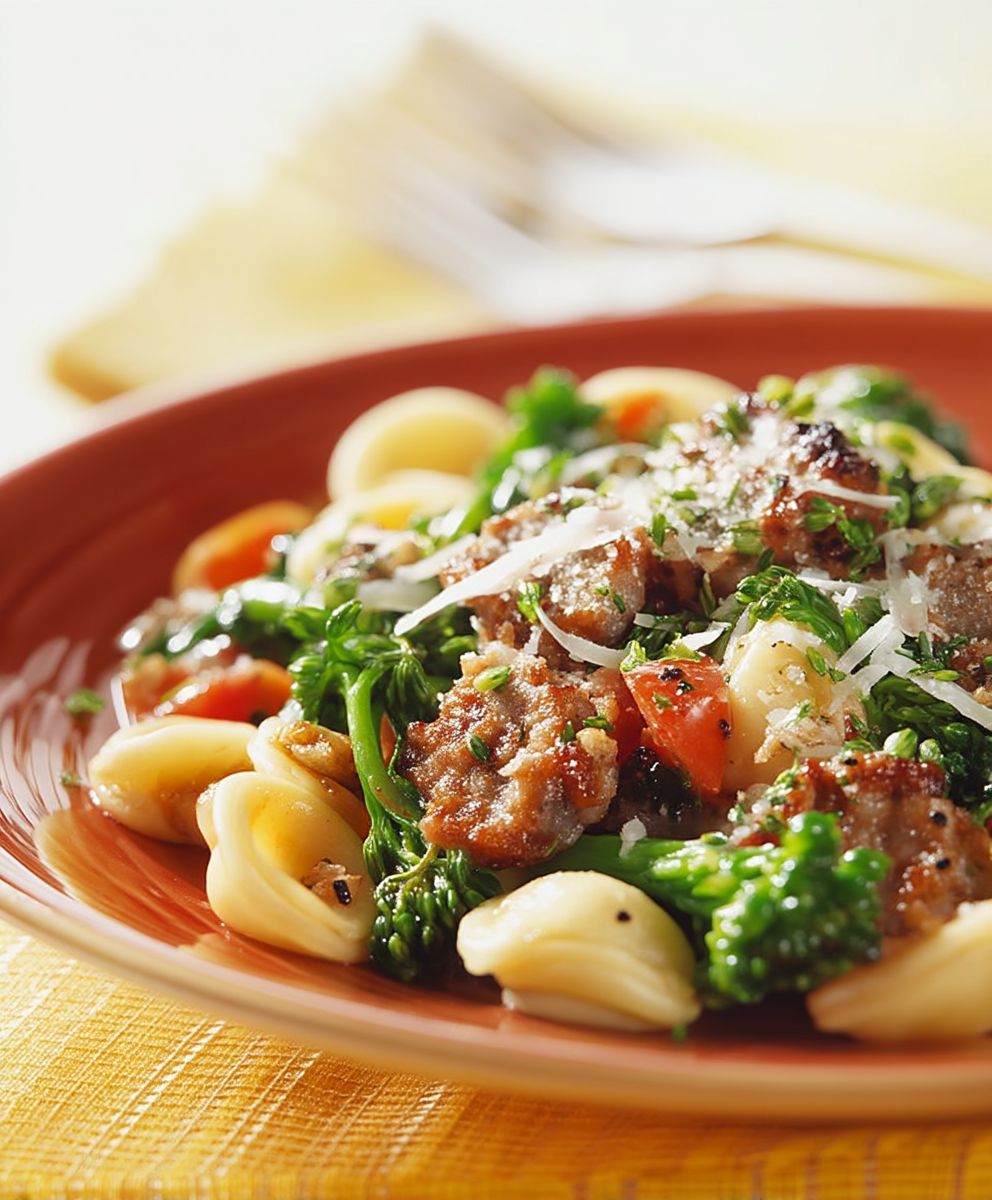 Orecchiettes saucisse et rapinis