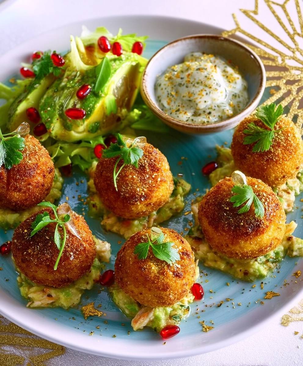 Bouchées crabe avocat